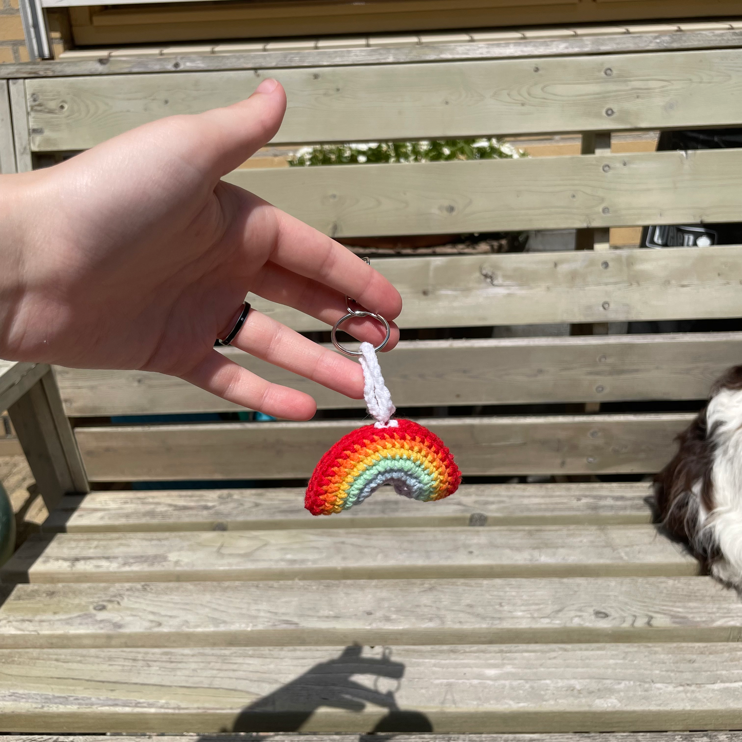 Rainbow keychain