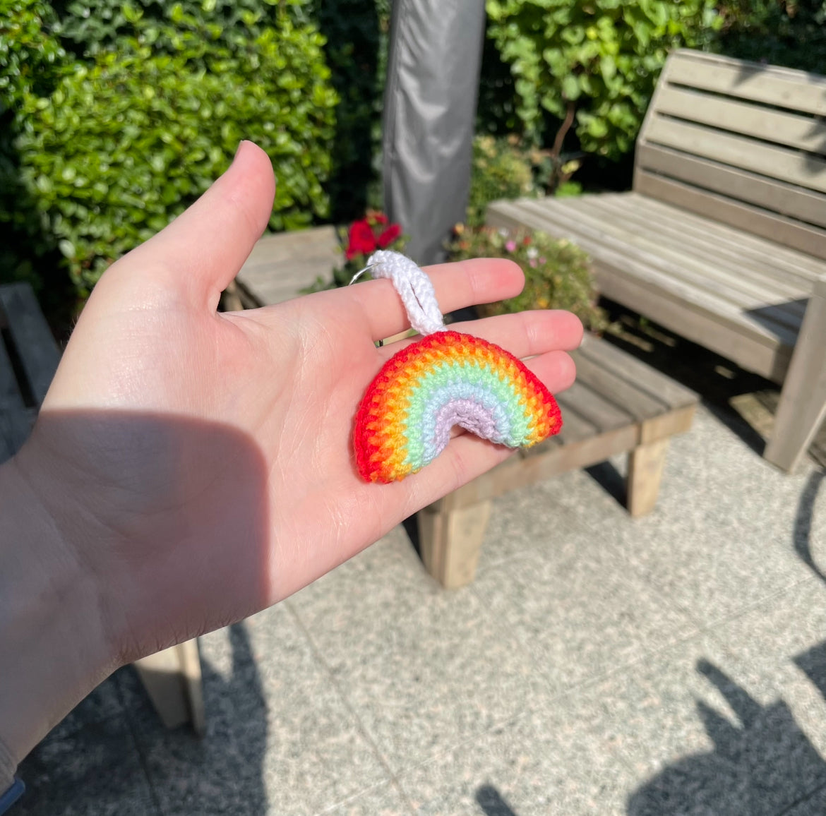 Rainbow keychain