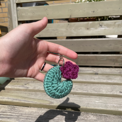 Moon & Star keychain