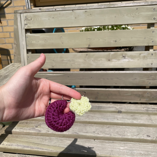Moon & Star keychain
