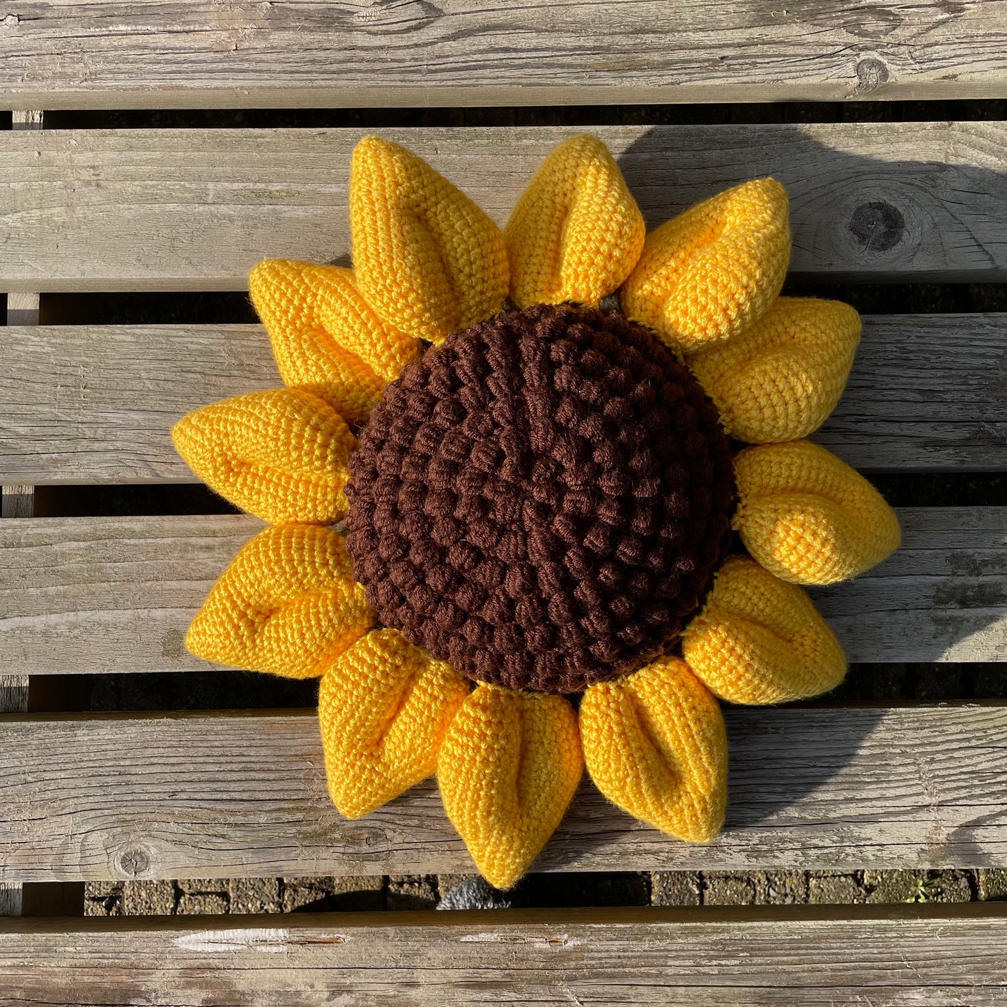 Zonnebloem kussen 🌻