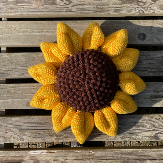 Zonnebloem kussen 🌻