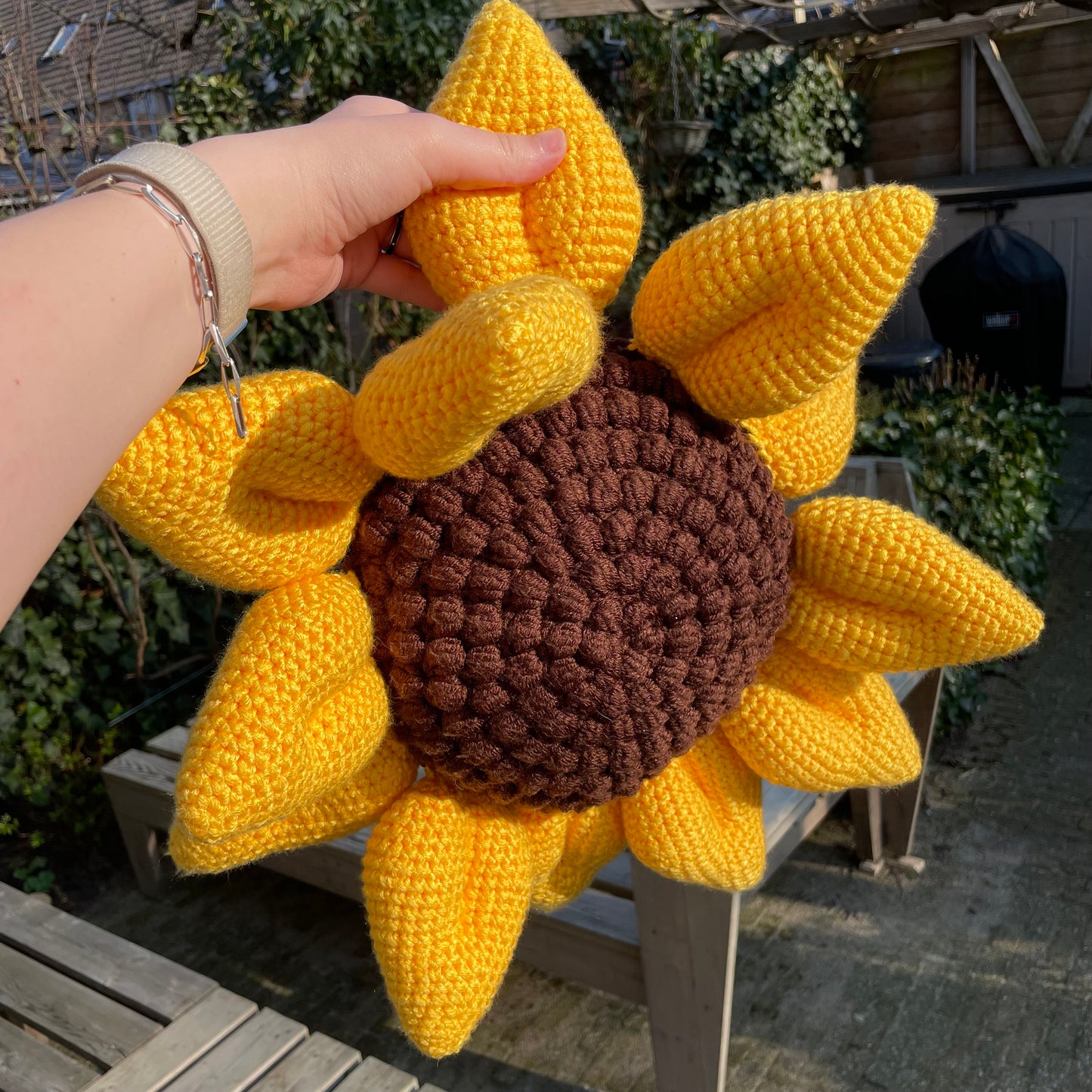 Zonnebloem kussen 🌻