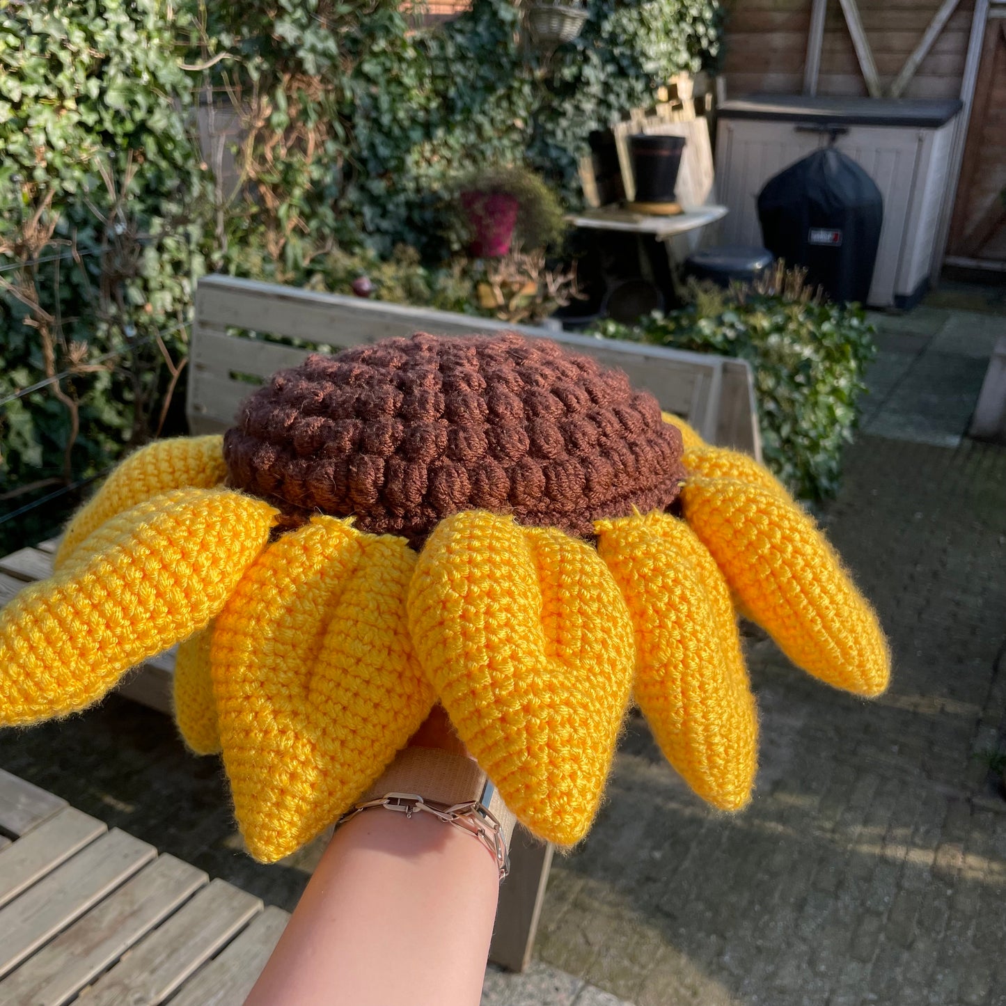 Zonnebloem kussen 🌻
