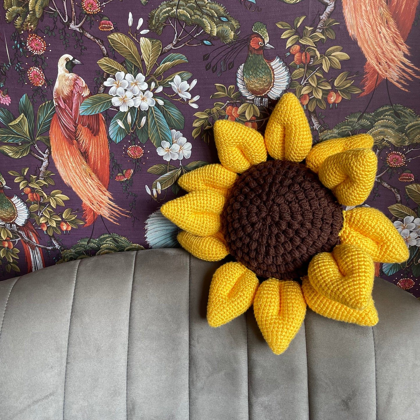 Zonnebloem kussen 🌻